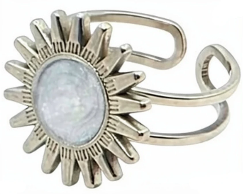 Anillo de acero quirurgico sol